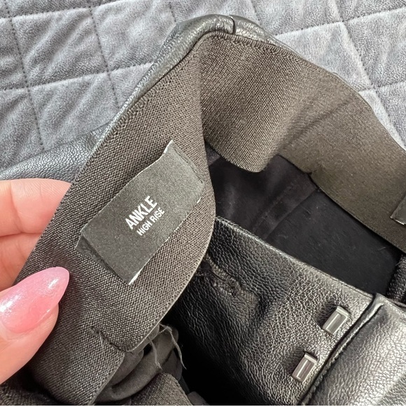 New with tags. Express Black Faux Leather Pants - Picture 6 of 9